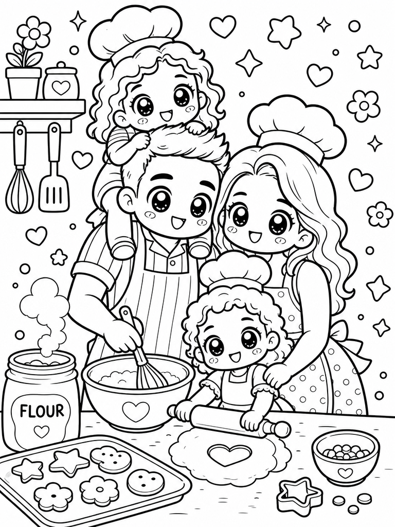 Page 5 — baking cookies in chef hats