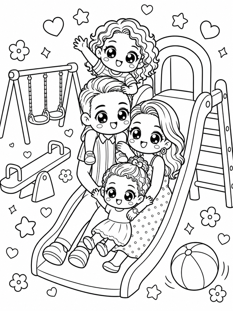 Page 4 — everyone on the playground slide