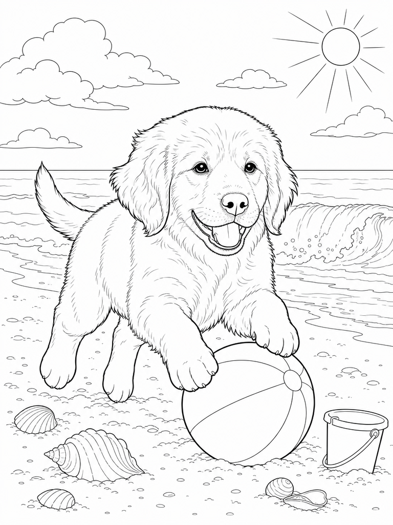 Page 2 — beach day with a ball
