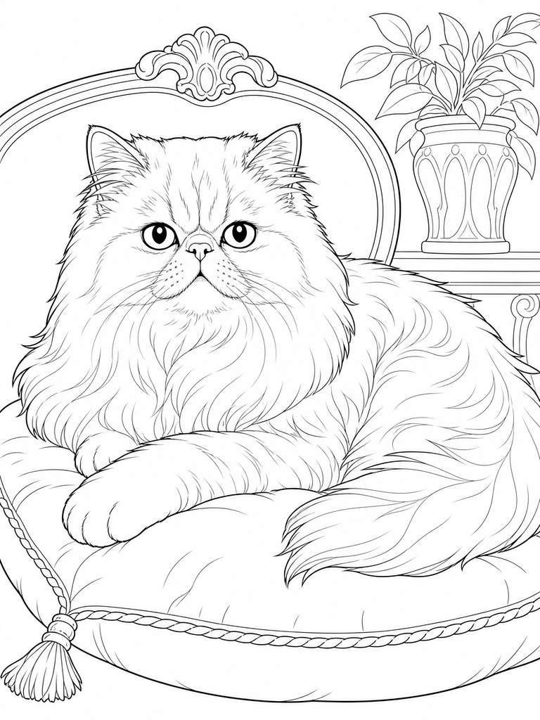 Persian coloring page