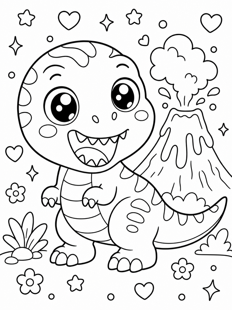 Tyrannosaurus Rex coloring page